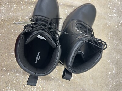 Goodfellow & Co Men\'s Jeffrey Combat Boots Black Size 10 1/2 Men main image 4