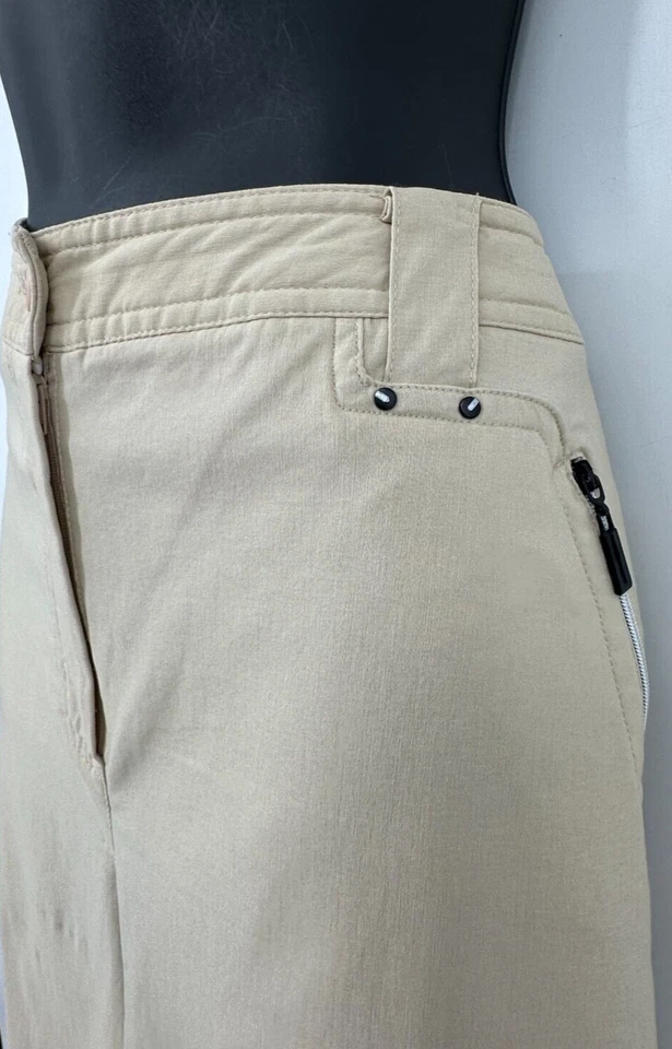 Pantalones Cortos de Golf Jamie Sadock Mujer Activos Talla 16 Beige Poli Tejido Elástico Foto 4 de 4
