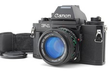  Near MINT Canon New F-1 AE Finder FN NewFD NFD 50mm F1.4 Lens Strap From JAPAN