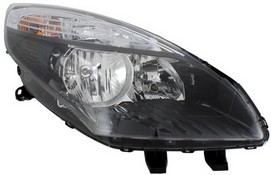 Phare avant droite pour Renault Scenic III 2009 2010 2011 optique de remplacement halogène