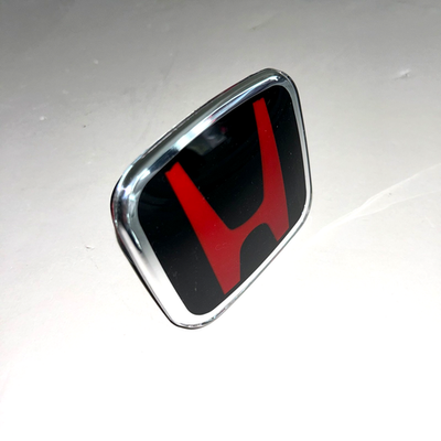#ad Red H Front Grille Emblem Black Badge Logo for 2022 2025 Honda Civic Sedan Hatch $26.95