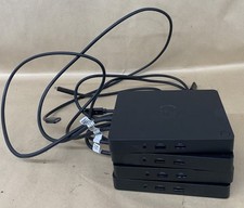 Lot of 4 Dell WD15 Laptop USB-C Docking Stations, Tested, No Power Adapters