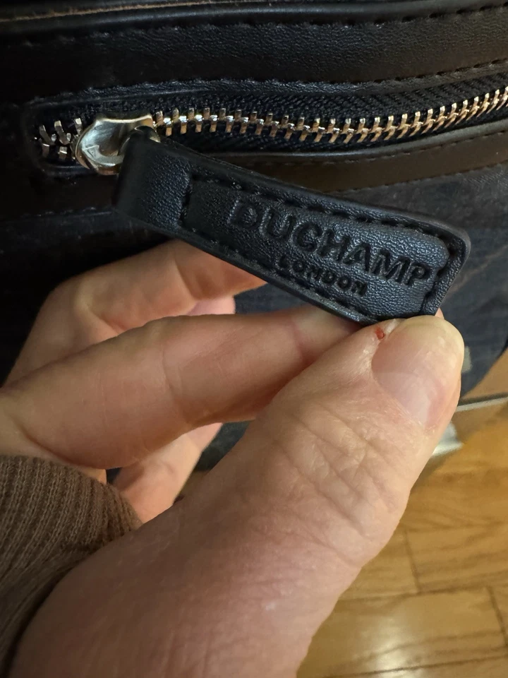 Duchamp London 公文包/背包 木炭 灰色 便携式电脑包 二手状况完好! — 第 4/4 张图片