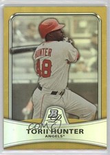 2010 Bowman Platinum Gold Foilboard /539 Torii Hunter #49 04eb