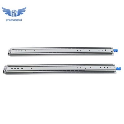 1 Pair Locking Drawer Slides 28 Inch Full Extension & Lock 500 lb Load Capacity