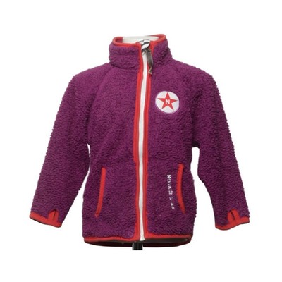 Novastar, Fleecejacke, Unisex (Kinder), Größe: 104, Lila/Rot, Polyester #CAk
