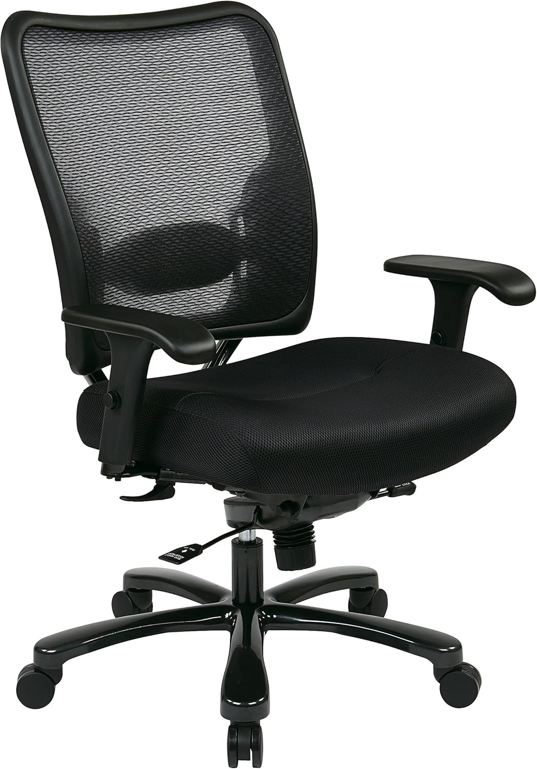 Big & Tall Ergonomic Office Chair, 400 lb Limit, Thick Padde