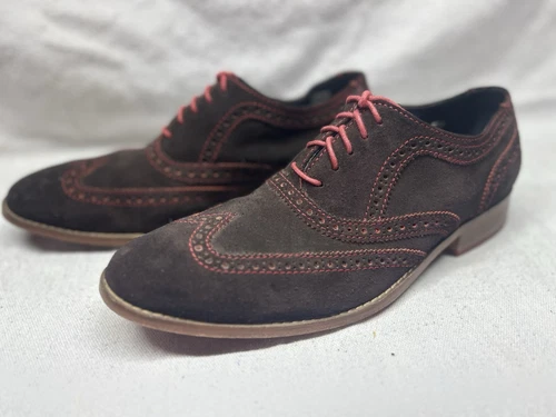 Scarpe eleganti Cole Haan Franklin Wingtip Derby scamosciate NikeAir Uomo 10 5 M