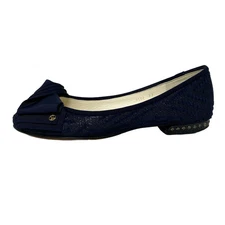 LANVIN en Bleu - Black Navy Chemical Fiber Women's Shoes