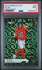 2024 PANINI DONRUSS ELITE GREEN DISCO #175 BO NIX ROOKIE RC PSA 9