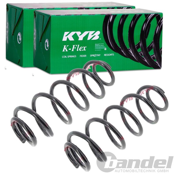 2X KYB K-FLEX Fahrwerksfedern Vorne Passend FÜR VW Passat Links+Rechts-image