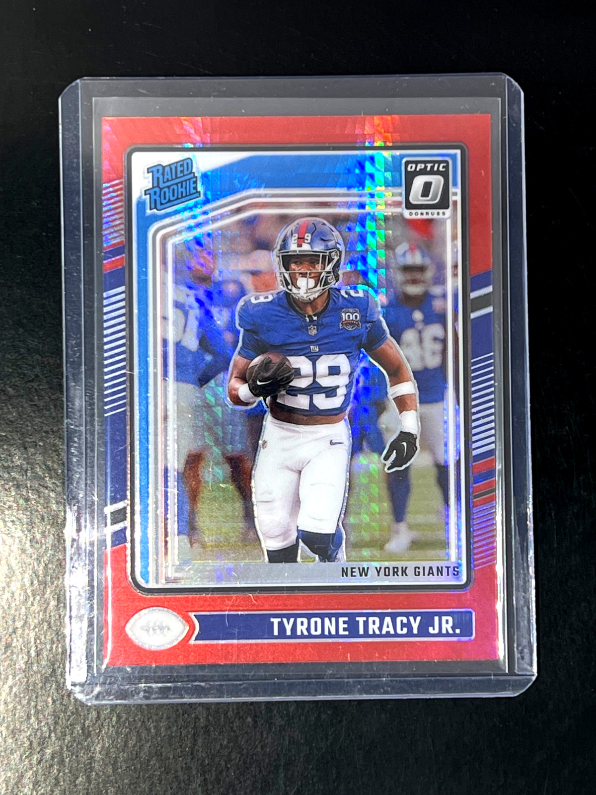 2024 Panini Donruss Optic Tyrone Tracy JR Rated Rookie Red Hyper #259