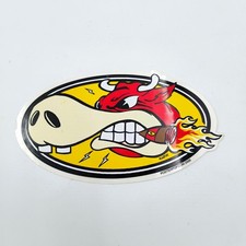 Frank Kozik Red Bull Cigar Sticker Poster Pop 2000 Lowrider Art VTG Y2K 90's NOS