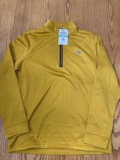 AN ORIGINAL PENGUIN BY MUNSINGWEAR 1/4 ZIP PULLOVER SIZE MEDIUM NWT 100