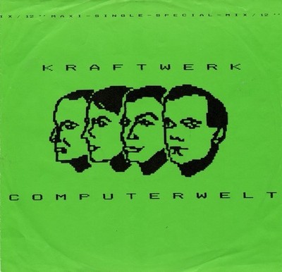 Kraftwerk Computerwelt Vinyl Kling Klang Electronic 1981 12'' Maxi-Single 45 RPM 