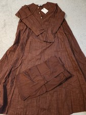 Saphire original 2pcs kurta and Trouser brown size Small