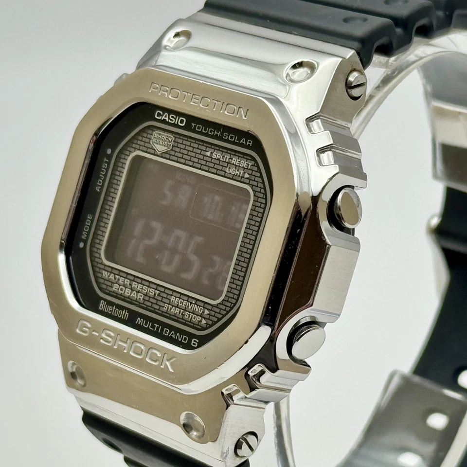 Reloj Digital Casio G-Shock GMW-B5000-1JF Completo Metal Bluetooth Radio Solar Foto 4 de 4