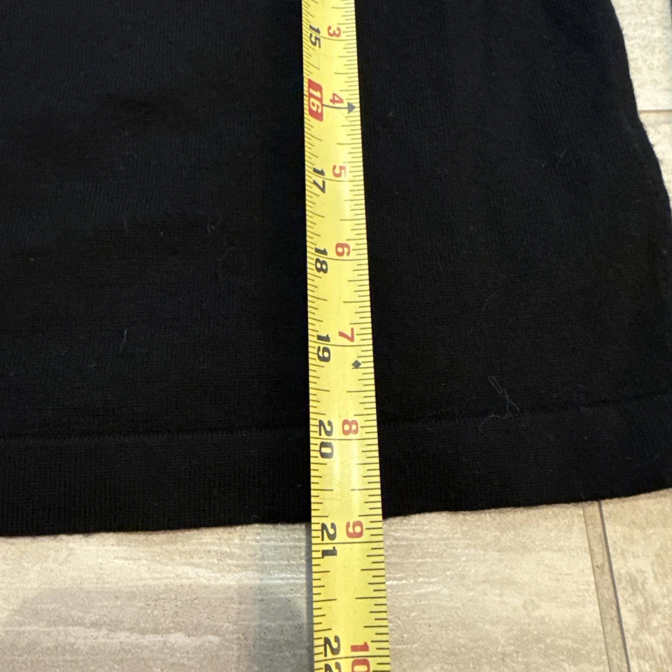 Banana Republic Sweater Womens S Basic Black 100% Extra FIne Merino Wool Office - Image 3 of 4