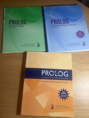 PROLOG ACOG Lot 3 Gynecology Surgery Oncology Infertility 7th 8th Edition