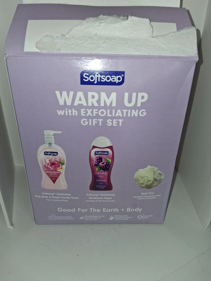 *NUEVO* Jabón blando 3 piezas calentamiento con juego de regalo exfoliante Foto 4 de 4