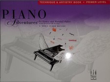 Piano Adventures by Nancy Randall Faber Technique Artistry Book Primer Level