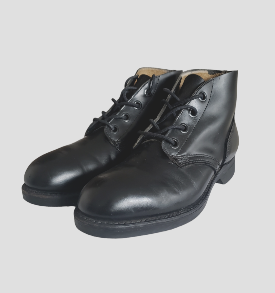 Biltrite Vintage Steel Toe EH Chukka Work Leather Black  display picture 2