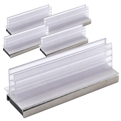 Magnetic Sign Holder Pack - Magnetic Sign Holders for Door Frames, Metal Shelves