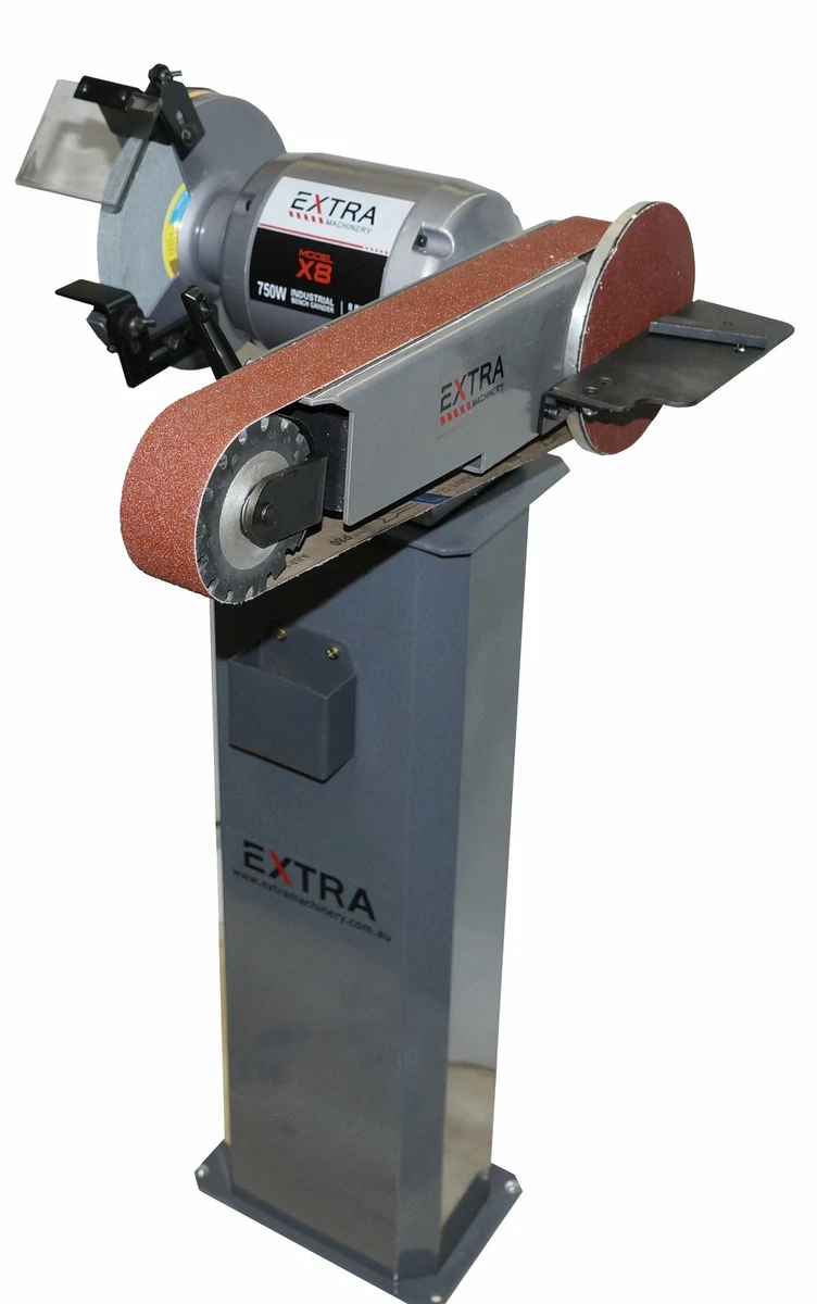 Bench grinder X8 Belt Linisher 50X1220 Swivel Disc sander With