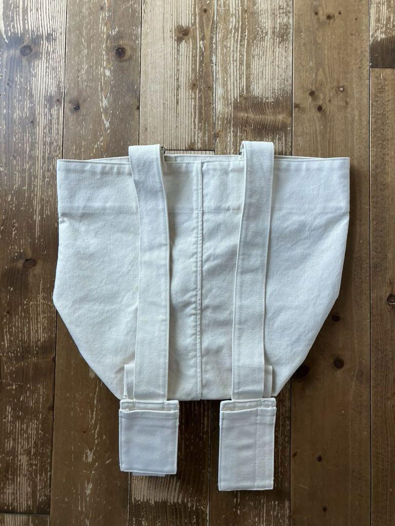 KAPITAL キャピタル キャンバス 2WAYバッグ リュック トートバッグ白 Kapital Capital Canvas 2Way Bag Rucksack Tote Cotton White