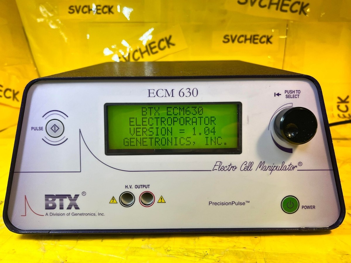 BTX ECM 630 Square Wave Electroporator Electro Cell Manipulator 