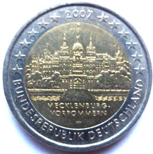 2 euro Niemcy 2007, Meklemburgia-Pomorze Przednie D, cyrkulacja