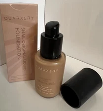 NIB Sealed - QUARXERY Snail Original Liquid Foundation - Walnut - 1.05 oz - 30ml