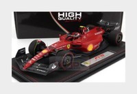 1:18 Bbr Ferrari F1-75 #55 2Nd Bahrain Gp 2022 Sainz +Showcase BBR221855DIE-VET