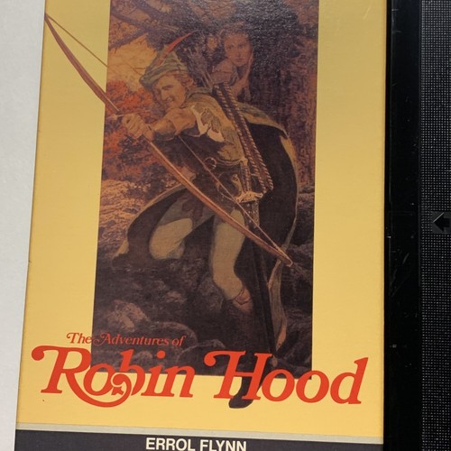 The Adventures of Robin Hood VHS 1984 1938 Color) Errol Flynn Video Tape Movie - Picture 5 of 24