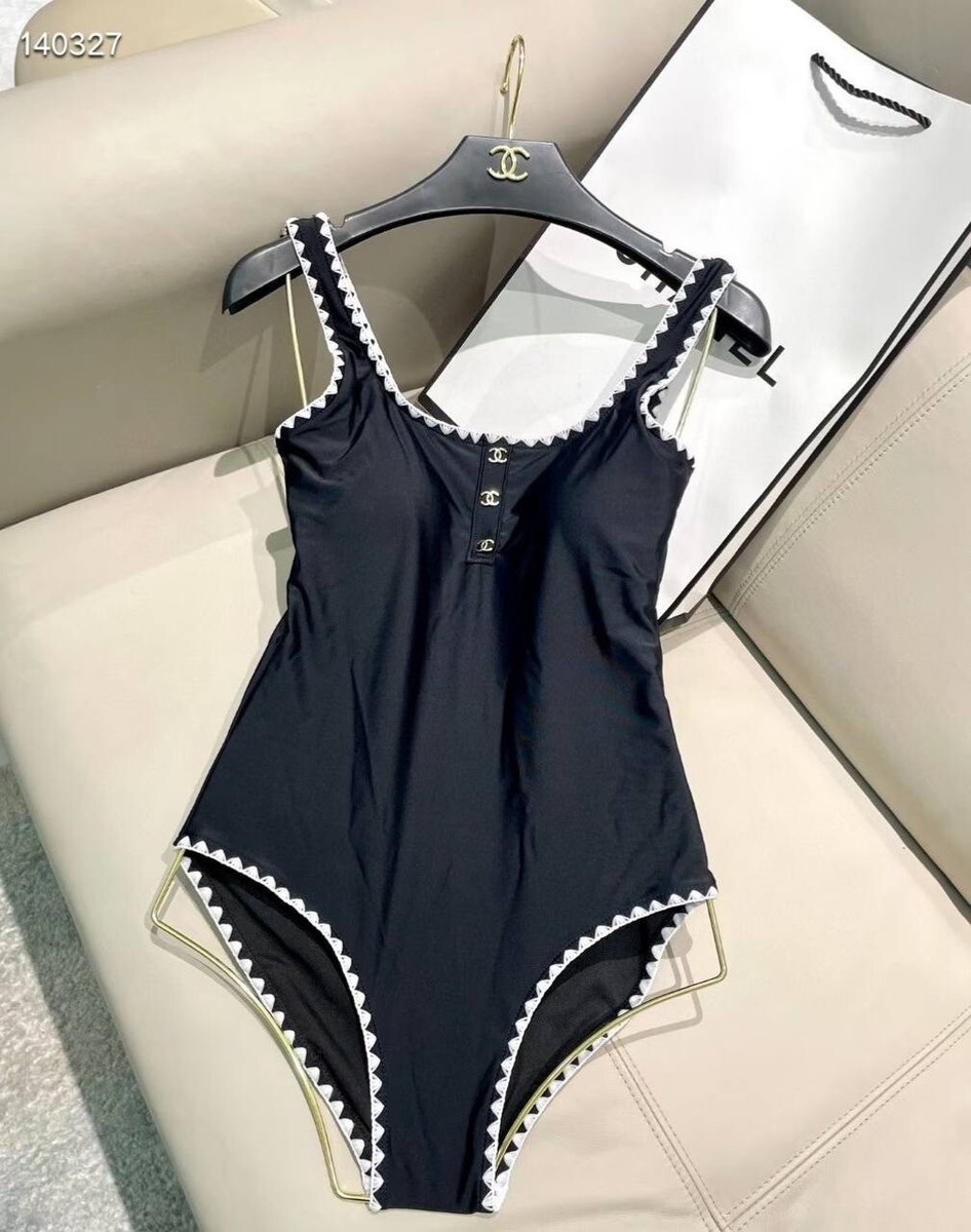 syk　CHANEL 水着　swim suits ワンピース CHANEL One-Piece Black Swimsuit Size M | eBay