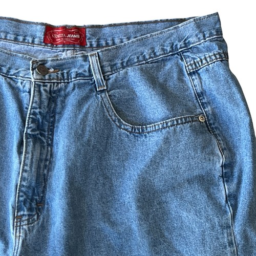Venezia Cut Off Jean Shorts Plus Size 20 Blue Denim Five Pocket Style Stretch - Picture 3 of 10