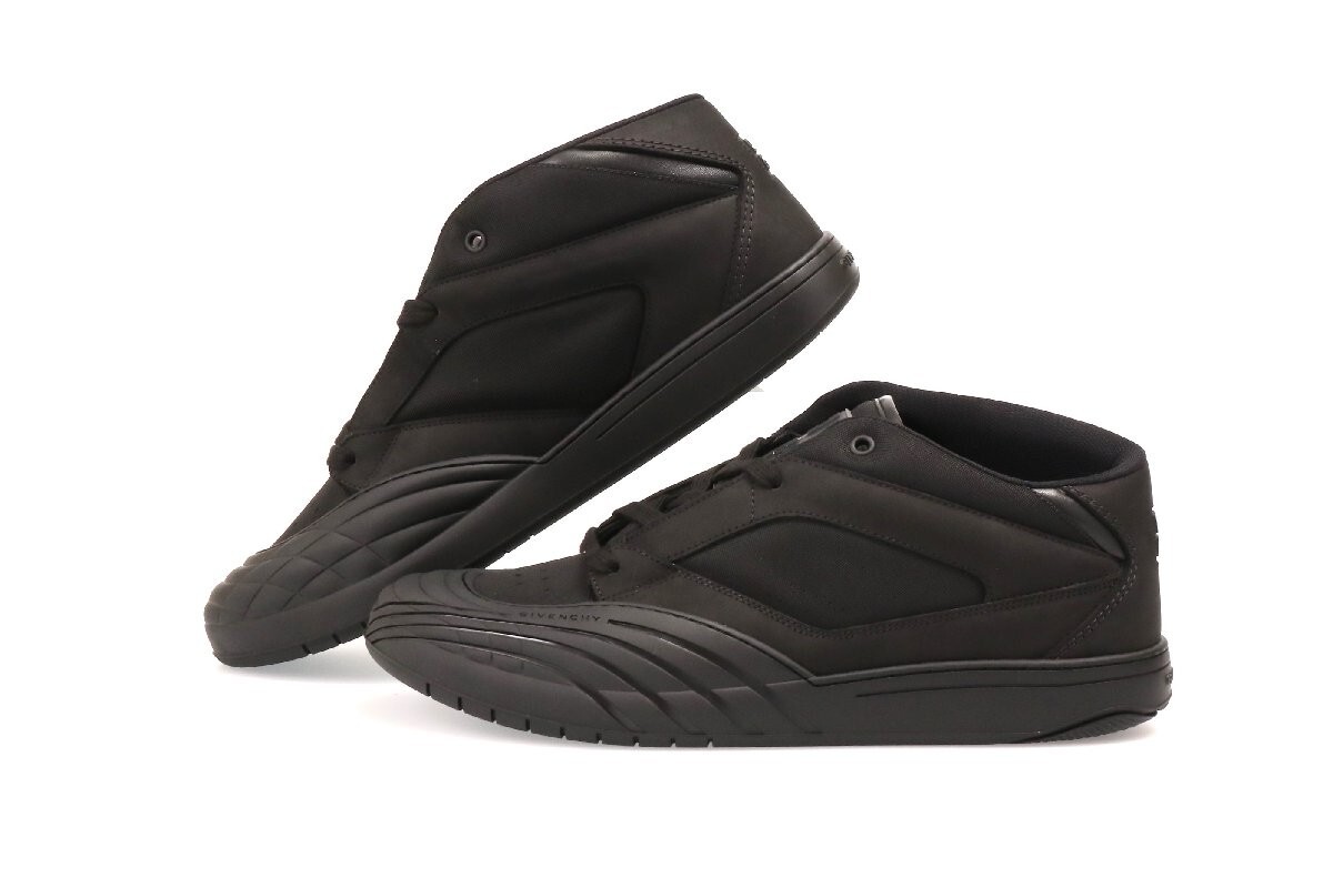 スニーカー GIVENCHY SS24 Givenchy Sneakers Black (BH009K H1QA001) GIVENCHY Skate sneakers in nubuck and synthetic fiber