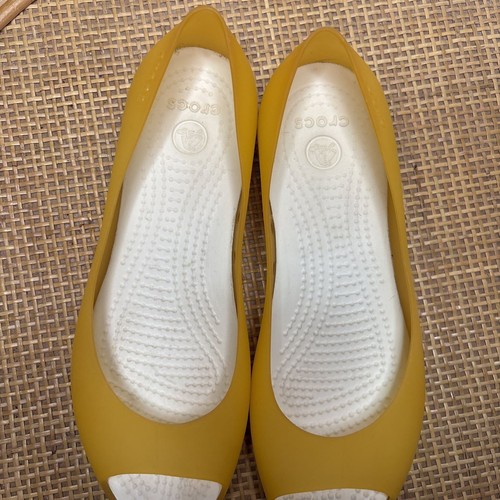 Crocs Carlie Flats for Women Rubber Bright yellow - Picture 2 of 5