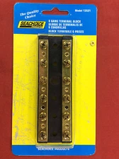 TERMINAL BLOCK 6 GANG BUSS BUS BAR BRASS MARINE SEACHOICE 13531