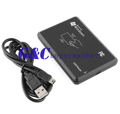 125Khz USB RFID Contactless Proximity Sensor Smart ID Card Reader EM4100