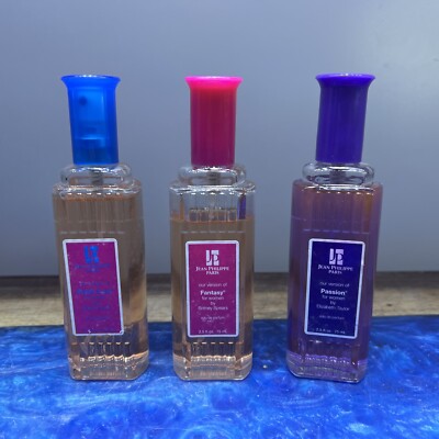 Jean Philippe Paris Women Perfume 2.5 Oz - Passion, Fantasy, Ralph Cool Lot Of 3
