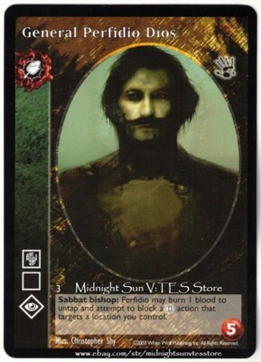 General Perfidio Dios Malkavian Antitribu Black Hand V:TES VTES Vampire CCG