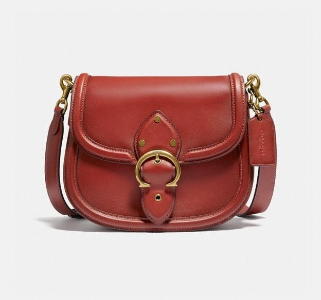 COACH C0749 Beat saddle bag Red Sand NWT | eBay