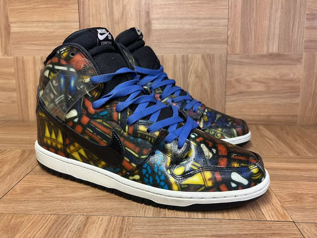 NIKE CONCEPTS DUNK HIGH SB STAINED GLASS