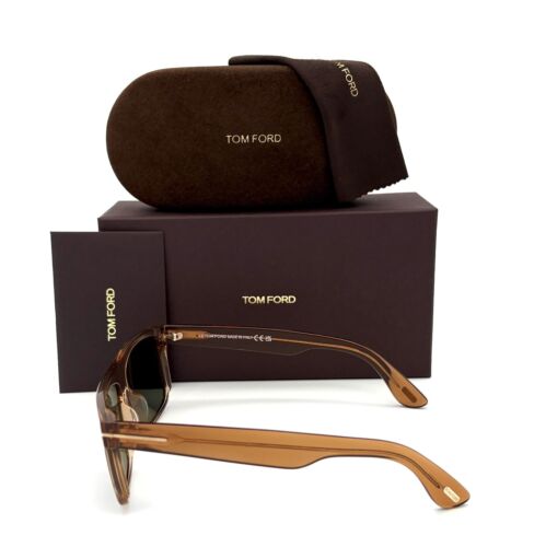 Tom Ford PHILIPPE FT0999 45N Transparent Brown / Dark Gray 58mm Sunglasses - Picture 3 of 4