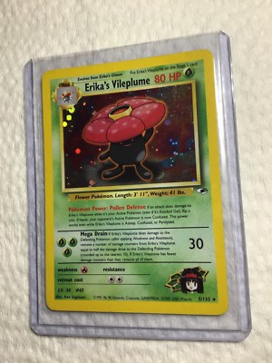 ERIKA'S VILEPLUME - 5/132 Gym Heroes - Holo Pokemon Card - EXC