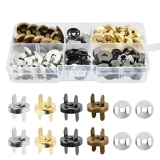 40 Sets 14mm Button Clasps Snaps Fastener Clasps Diy Craft Sewing Buttons Knitti
