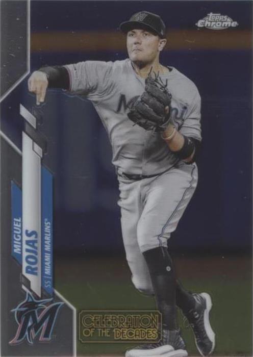 2020 Topps Chrome Celebration of the Decades - Miguel Rojas #105 - 1 of 1