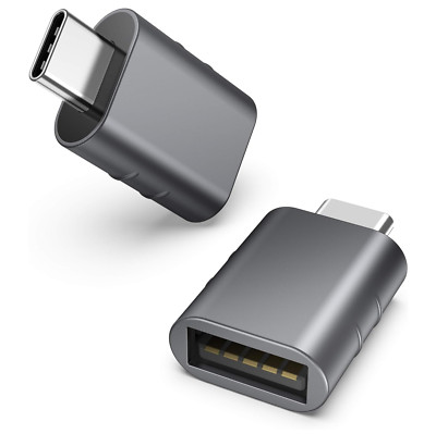 NEW (2 Pack) Syntech USB Type C Male To USB OTG Adapter