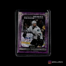 2021-22 O-Pee-Chee Platinum #247 Jonah Gadjovich San Jose Sharks Violet Pixels